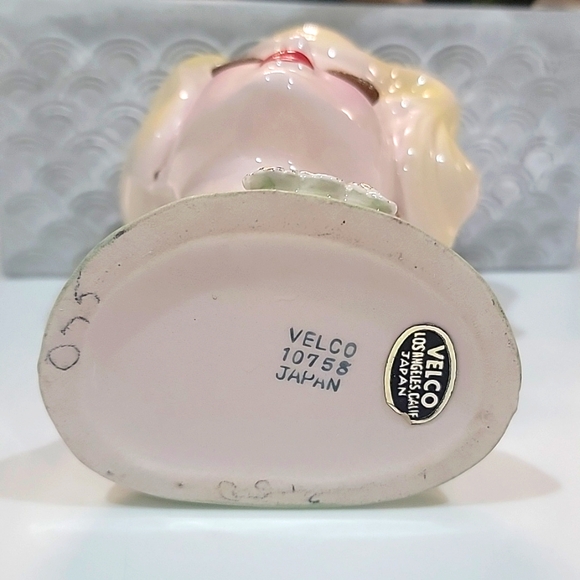 Lady Head Vase Vintage Velco 10758 Japan - Picture 5 of 10